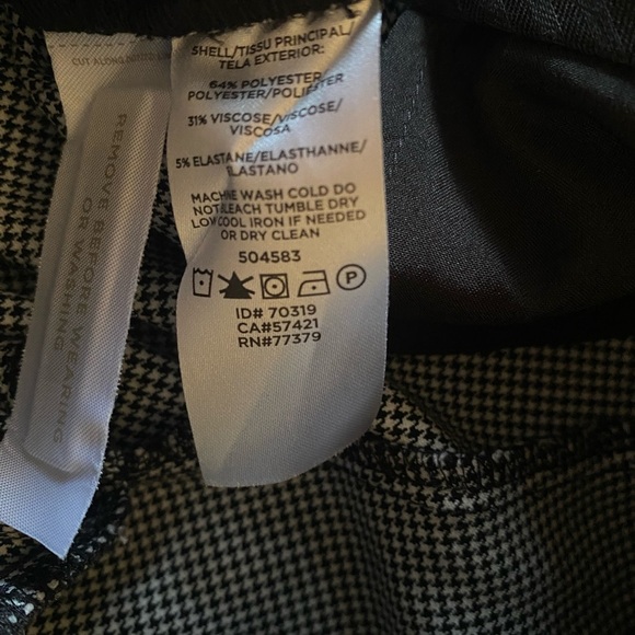 Ann Taylor The Eva Ankle Pant in Jacquard Dress Pants - Picture 6 of 8